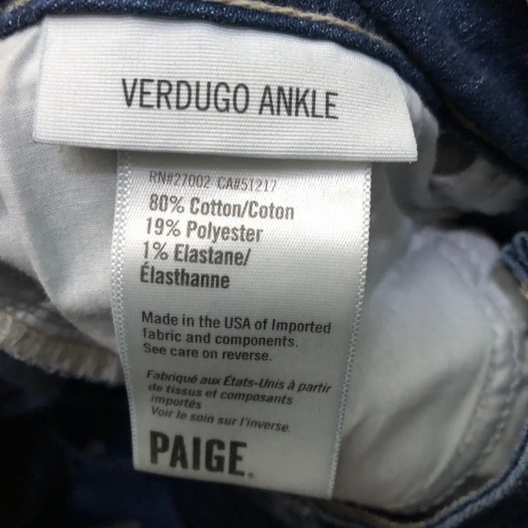 Paige Verdugo ankel raw hem two tone jeans - Picture 8 of 9